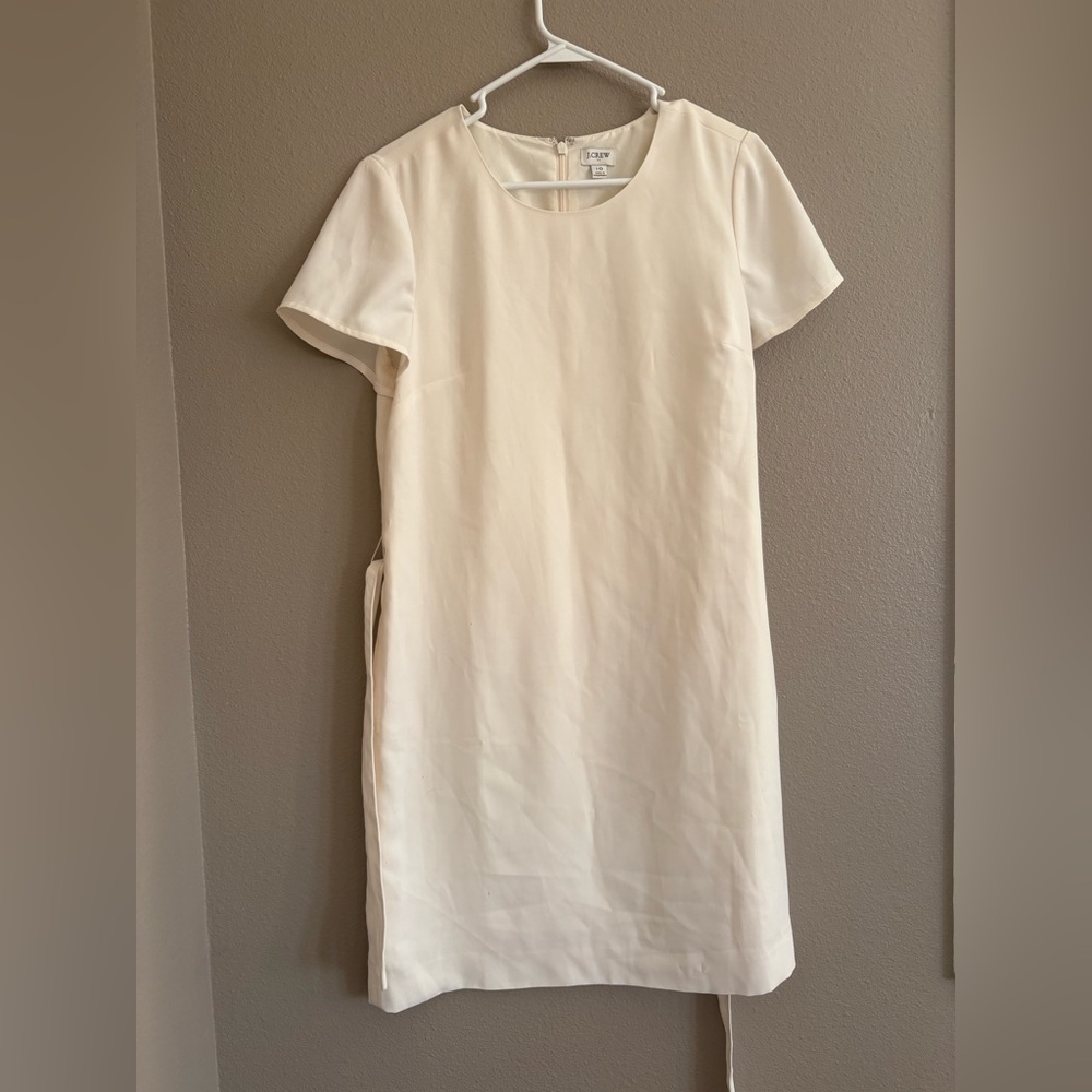 J. Crew Classic Cream Mini Dress